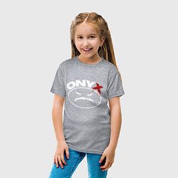 Футболка хлопковая детская Onyх, цвет: меланж — фото 2