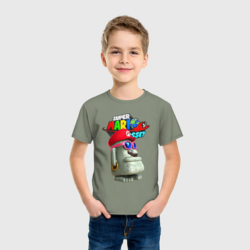 Детская футболка Super Mario Odyssey Nintendo Video game / Авокадо – фото 3
