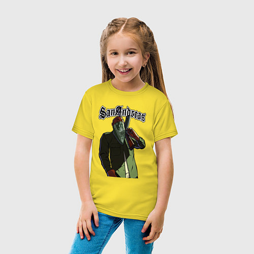 Детская футболка GTA Orange gangster / Желтый – фото 4