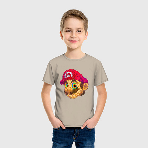 Детская футболка Super Mario Sketch Nintendo / Миндальный – фото 3