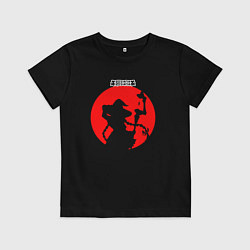 Футболка хлопковая детская Силуэт Рокси Мигурдии, цвет: черный