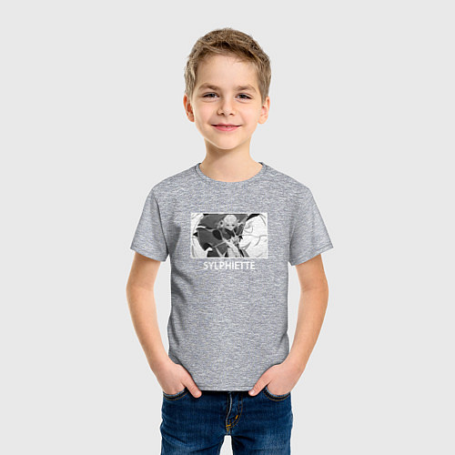 Детская футболка Сильфиетта / Меланж – фото 3