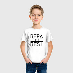 Футболка хлопковая детская ВЕРА THE BEST, цвет: белый — фото 2