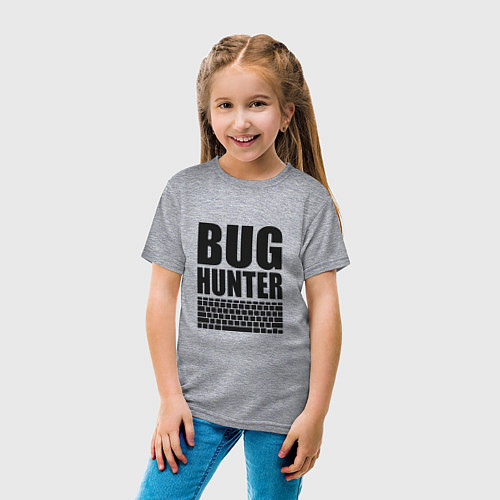 Детская футболка Bug Хантер / Меланж – фото 4