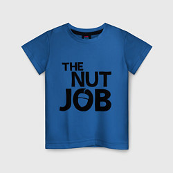 Футболка хлопковая детская The nut job, цвет: синий