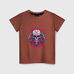 Детская футболка Roses Skull