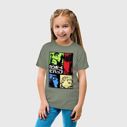Футболка хлопковая детская Space cowboys, цвет: авокадо — фото 2