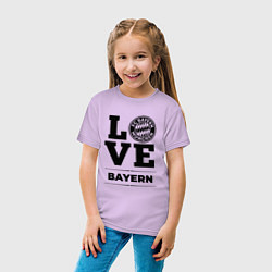 Футболка хлопковая детская Bayern Love Классика, цвет: лаванда — фото 2