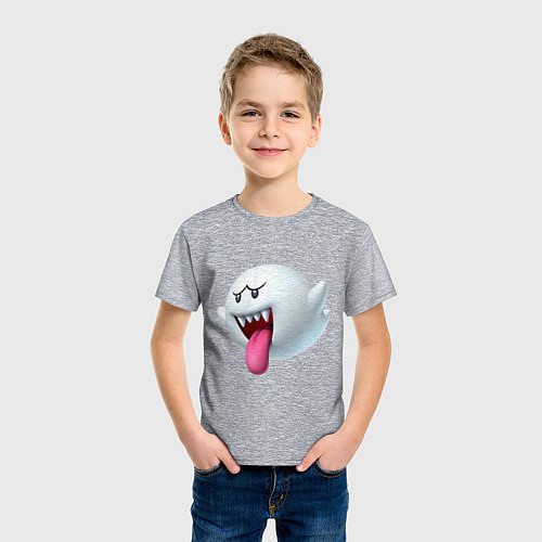Детская футболка Маленькое пухлое привидение / Меланж – фото 3