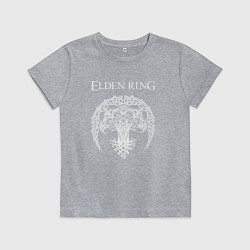 Футболка хлопковая детская ДРЕВО ELDEN RING, цвет: меланж