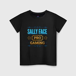 Футболка хлопковая детская Sally Face PRO Gaming, цвет: черный