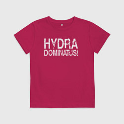 Футболка хлопковая детская Ваха - Гидра Доминатус! Альфа-Легион, цвет: маджента