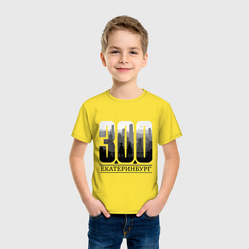 Детская футболка 300-летие Екатеринбурга / Желтый – фото 3