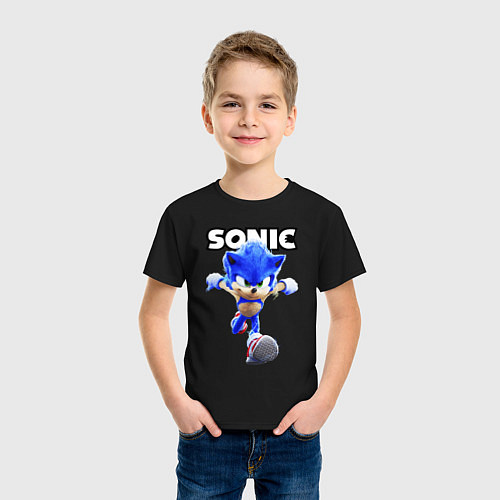Детская футболка Sonic the Hedgehog 2 / Черный – фото 3