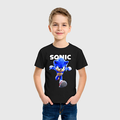 Детская футболка Sonic the Hedgehog 2022 / Черный – фото 3