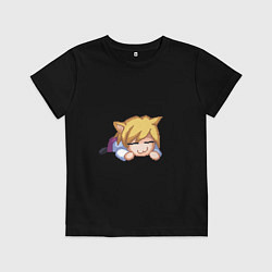 Футболка хлопковая детская Неко-Арк, цвет: черный