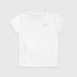 Футболка хлопковая детская Lil Peep, цвет: белый