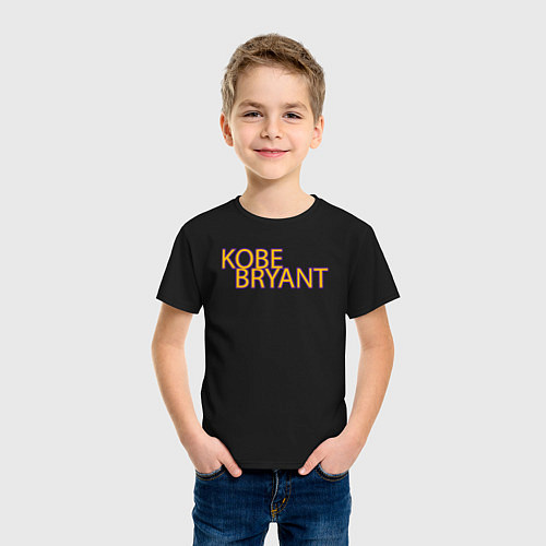 Детская футболка Коби Брайант KobeBryant / Черный – фото 3