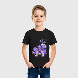Футболка хлопковая детская Ириски Ирисы, цвет: черный — фото 2