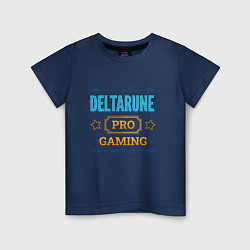 Футболка хлопковая детская Игра Deltarune PRO Gaming, цвет: тёмно-синий