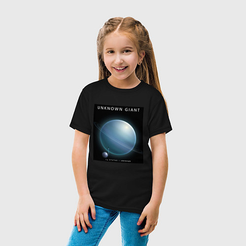 Детская футболка Unknown Giant Неизвестный Гигант Space collections / Черный – фото 4