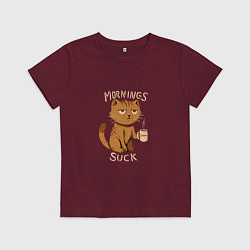 Детская футболка Утро Отстой
