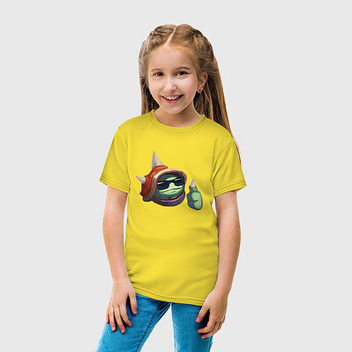 Детская футболка 8K Rammus / Желтый – фото 4