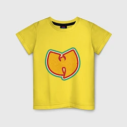 Футболка хлопковая детская Wu-Tang Colors, цвет: желтый