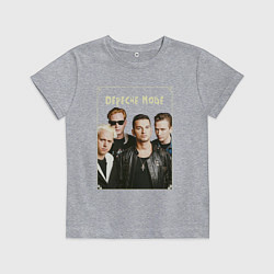 Футболка хлопковая детская Keep Calm and Enjoy the Silence - Depeche Mode, цвет: меланж