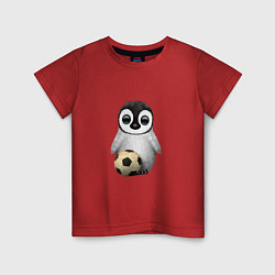 Детская футболка Футбол - Пингвин