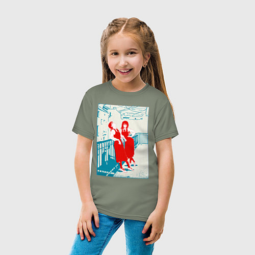 Детская футболка Человек бензопила 2 Демон войны / Авокадо – фото 4