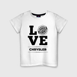 Детская футболка Chrysler Love Classic