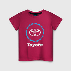 Футболка хлопковая детская Toyota в стиле Top Gear, цвет: маджента