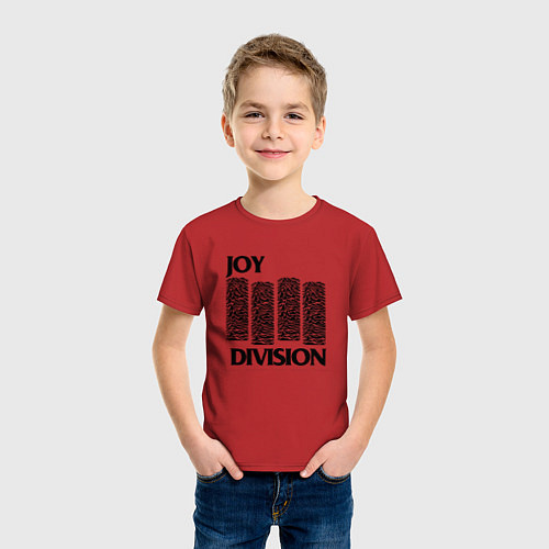 Детская футболка Joy Division - rock / Красный – фото 3