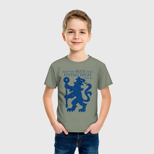Детская футболка FC Chelsea Lion / Авокадо – фото 3