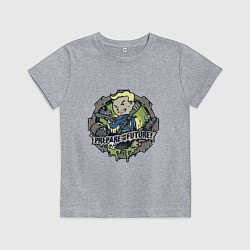 Футболка хлопковая детская Vault game future boy, цвет: меланж