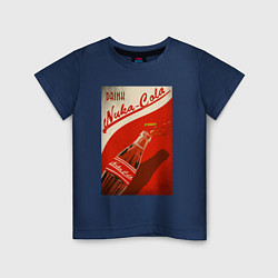 Футболка хлопковая детская Drink nuka - cola, цвет: тёмно-синий