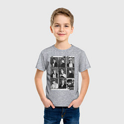 Футболка хлопковая детская Stray Kids Go Live, цвет: меланж — фото 2
