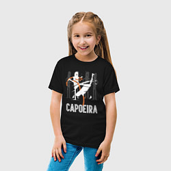 Футболка хлопковая детская Capoeira - contactless combat, цвет: черный — фото 2