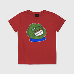 Футболка хлопковая детская PepeLaugh, цвет: красный