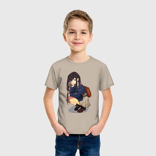 Детская футболка Такина из Ликорис рекоил / Миндальный – фото 3