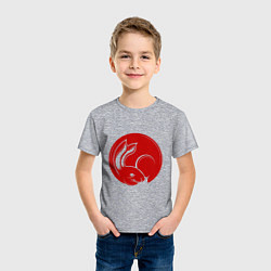 Футболка хлопковая детская Red Rabbit, цвет: меланж — фото 2
