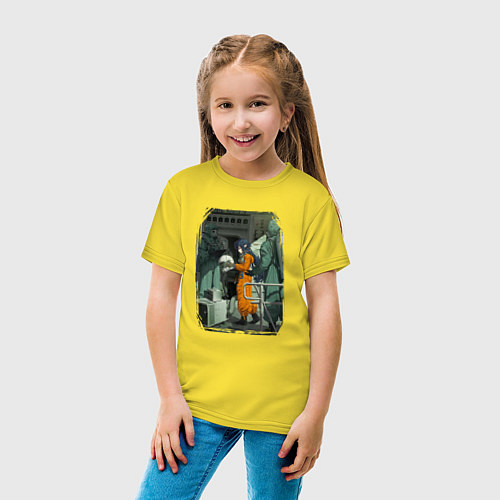 Детская футболка Милая Ирина - Луна Лайка и Носферату / Желтый – фото 4
