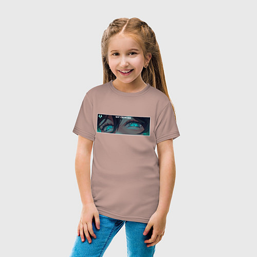 Детская футболка Глаза Венти - Геншин / Пыльно-розовый – фото 4