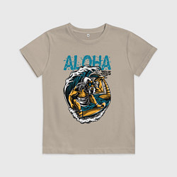 Детская футболка Зевс серфингист