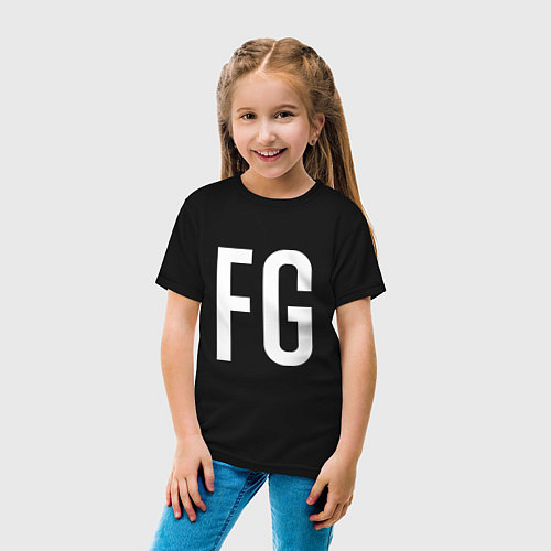 Детская футболка FG - BTS / Черный – фото 4