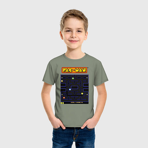 Детская футболка Pac-Man на ZX-Spectrum / Авокадо – фото 3