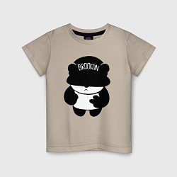 Детская футболка Борзый пандёныш из Бруклина