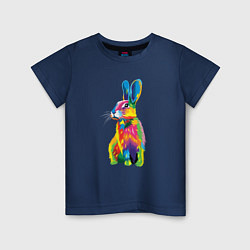 Детская футболка Кролик в стиле поп-арт