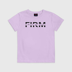 Футболка хлопковая детская FIRM - Always in sports, цвет: лаванда